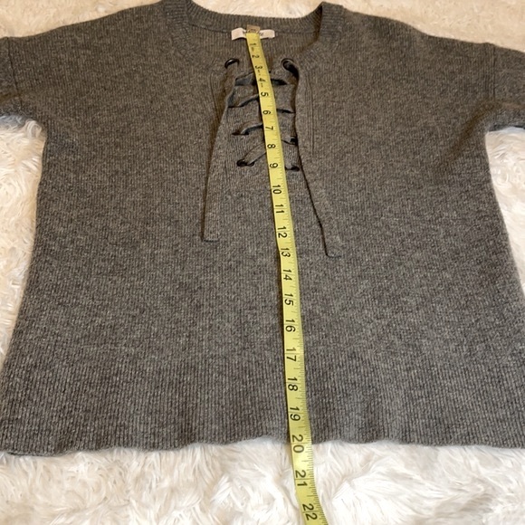 Madewell Lace-Up Pullover Sweater - Picture 11 of 14